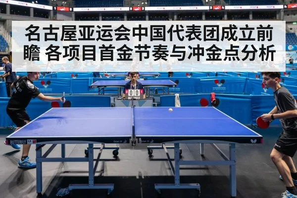 名古屋亚运会中国代表团成立前瞻 各项目首金节奏与冲金点分析